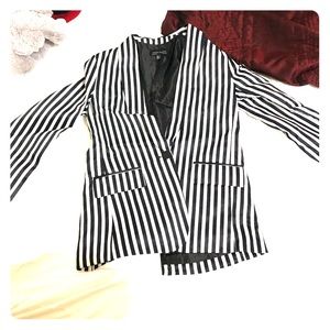 Pinstriped blazer